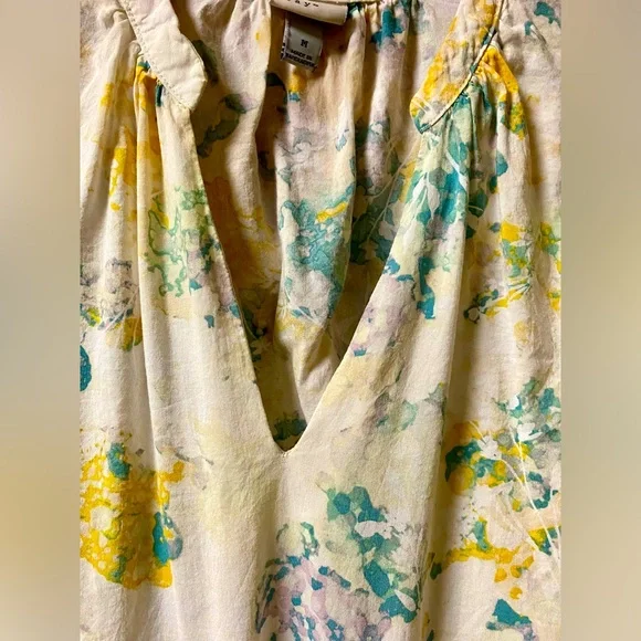 A New Day Floral Print Peplum Blouse size medium - Picture 4 of 10